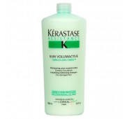 KERASTASE Šampūnas Pažeistiems Ploniems Plaukams Kerastase Bain Resistance Volumactive 1000 Ml